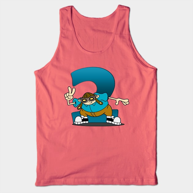 KND Number 2 Tank Top by Kmush